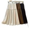 Women's A-Line Pleated High Waist Umbrella Skirt - Chic and Slimming