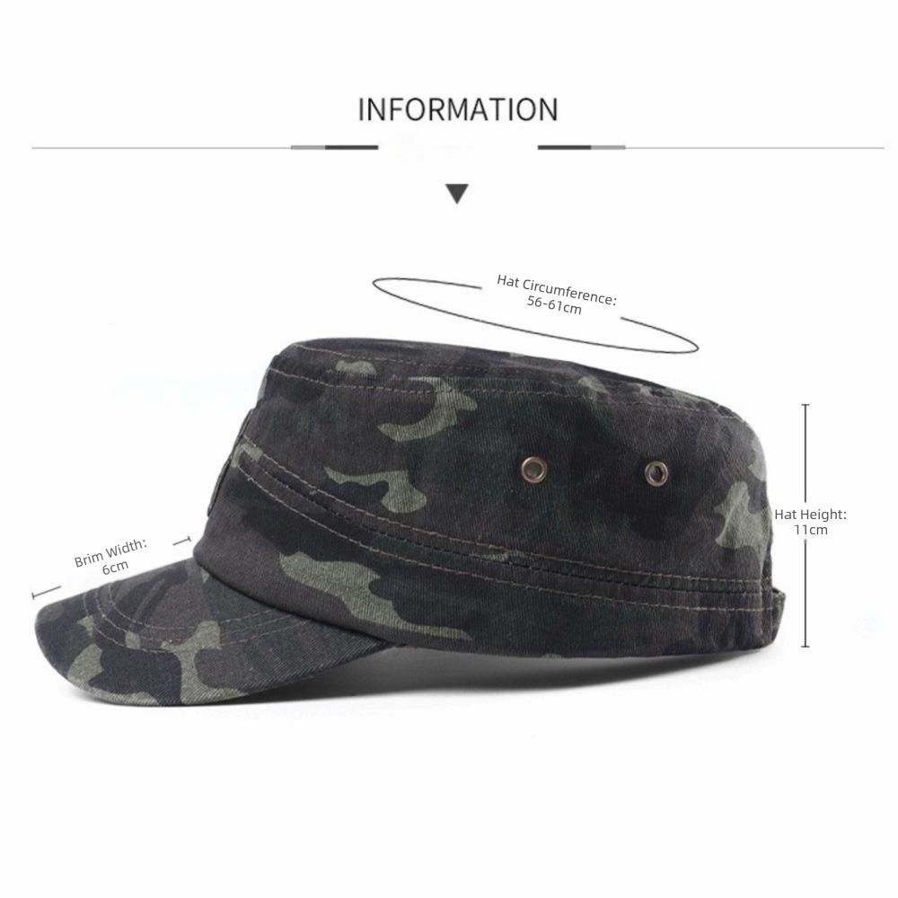 Verstellbare Baseballkappe Atmungsaktive Herren-Sonnenkappe Bequeme Camouflage-Kappe