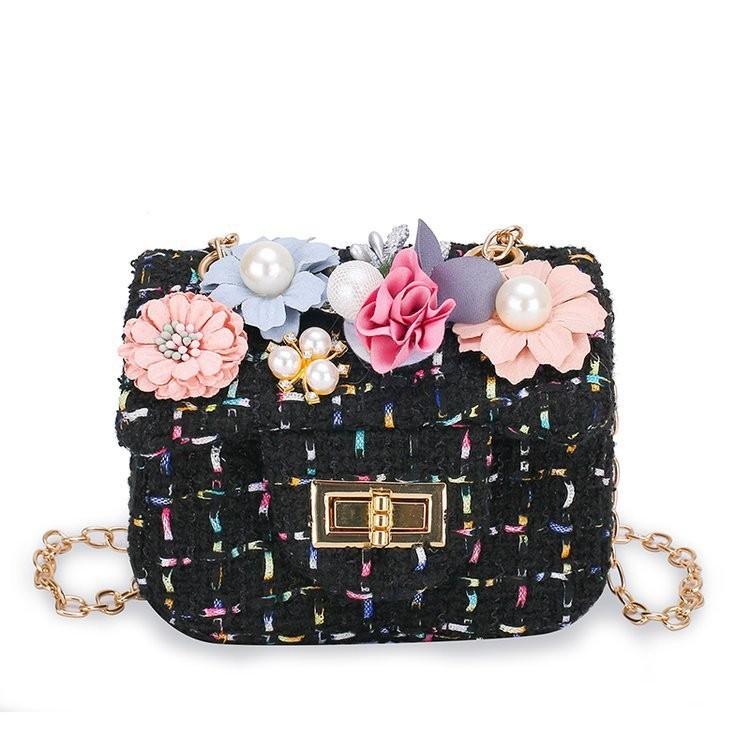 Adorable Cartoon Kids Crossbody Bag With Flower Design For Girls Mini Purse