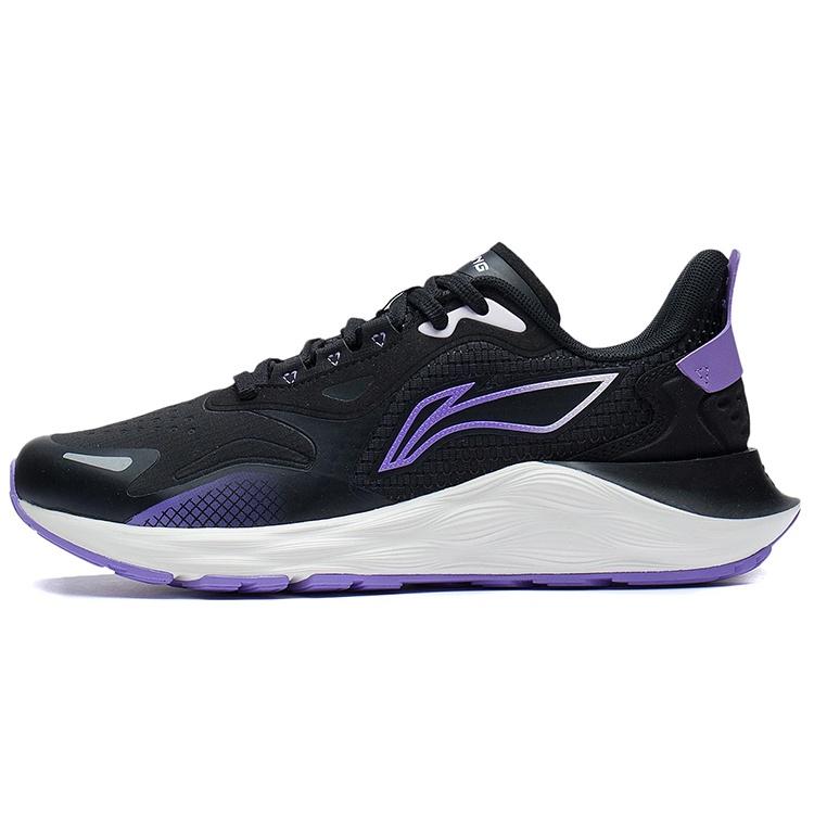 (WMNS) Li-Ning Daily Running Clouds Running Shoes Black Purple Women s ARSS014-1 EU 35