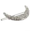 Shiny Rhinestone Moon Hair Clip Bang Clip Headdress Hairpin Clamps Headwear
