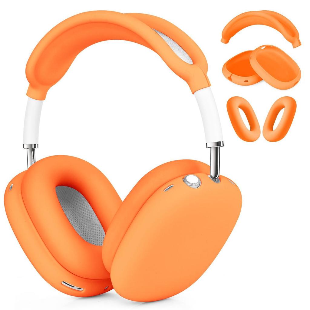 Custodia Protettiva in Silicone per AirPods Max: Guscio per auricolare Bluetooth da testa