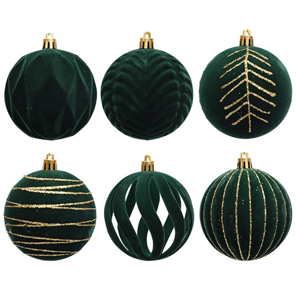 Hanging Decor Perfect for Bridal Shower Party 6PCS Christmas Ball Ornaments
