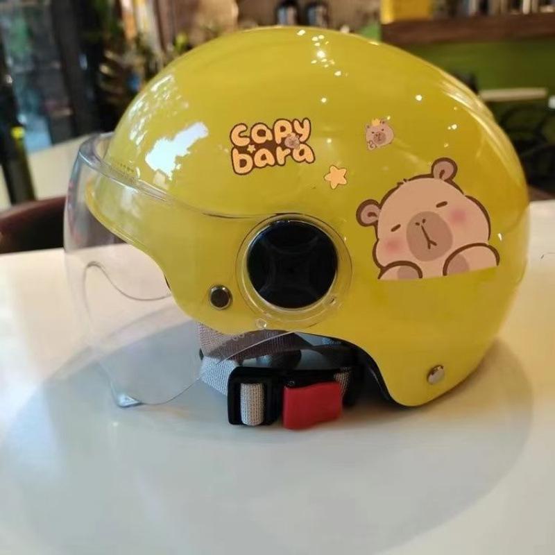 Kinder Cartoon Sonnenschutz Leichter Rollerhelm - Universelles Süßes Design für Alle Jahreszeiten