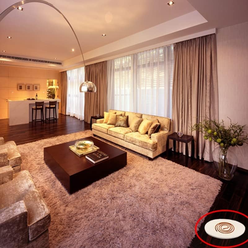 3-Piece Non-Flammable Cotton Mat for Round Incense Burners, Mosquito Coils, Heat-Resistant, Insulating, Flame-Retardant Sheet for Incense Burners and