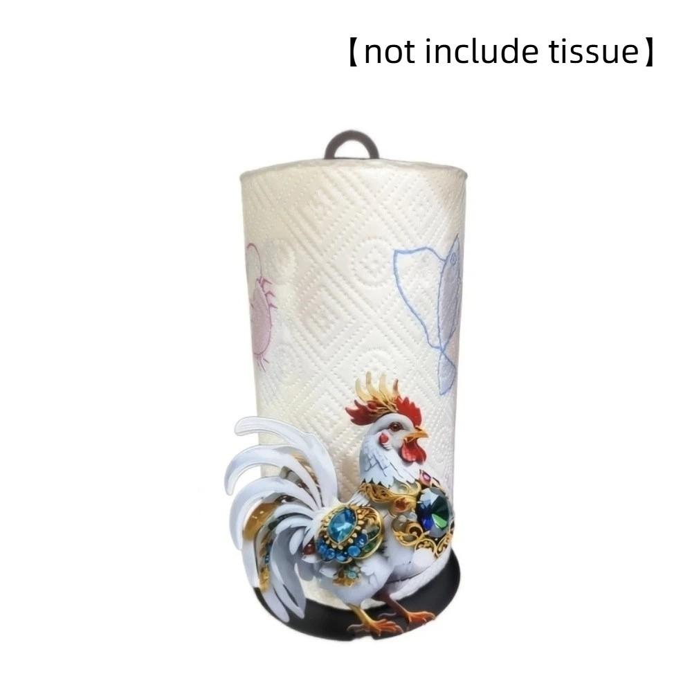 Funny Roll Paper Towel Holder Tissue Stand Vertical Napkins Rack Tissue Storage Rack Dining Table