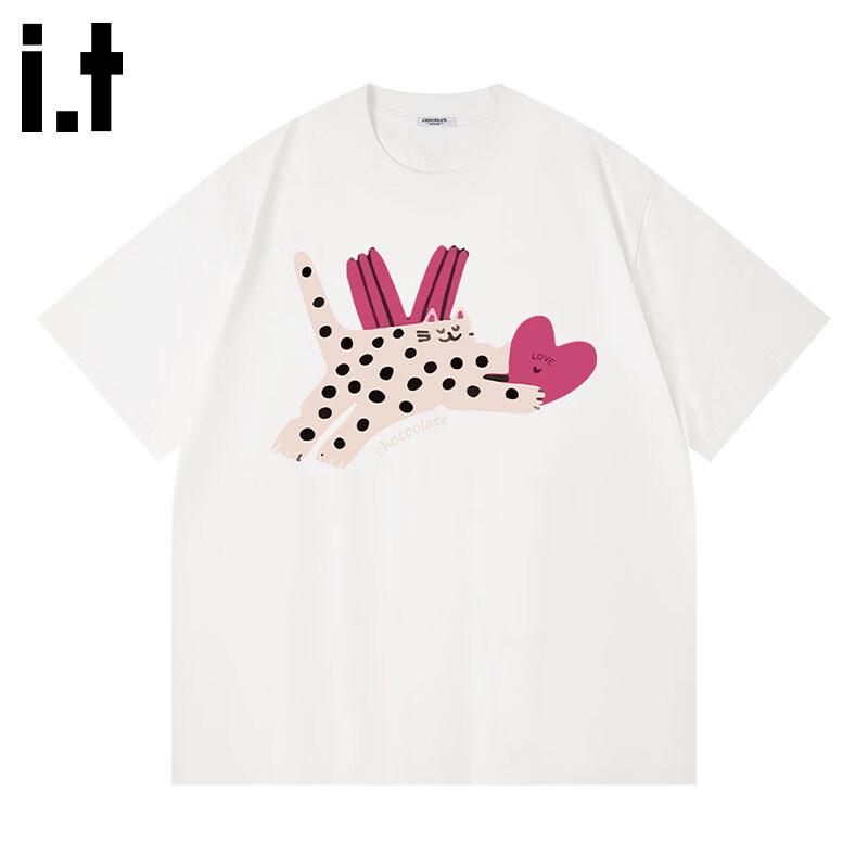 :CHOCOOLATEit Unisex Loose-Fit Graphic T-Shirt L