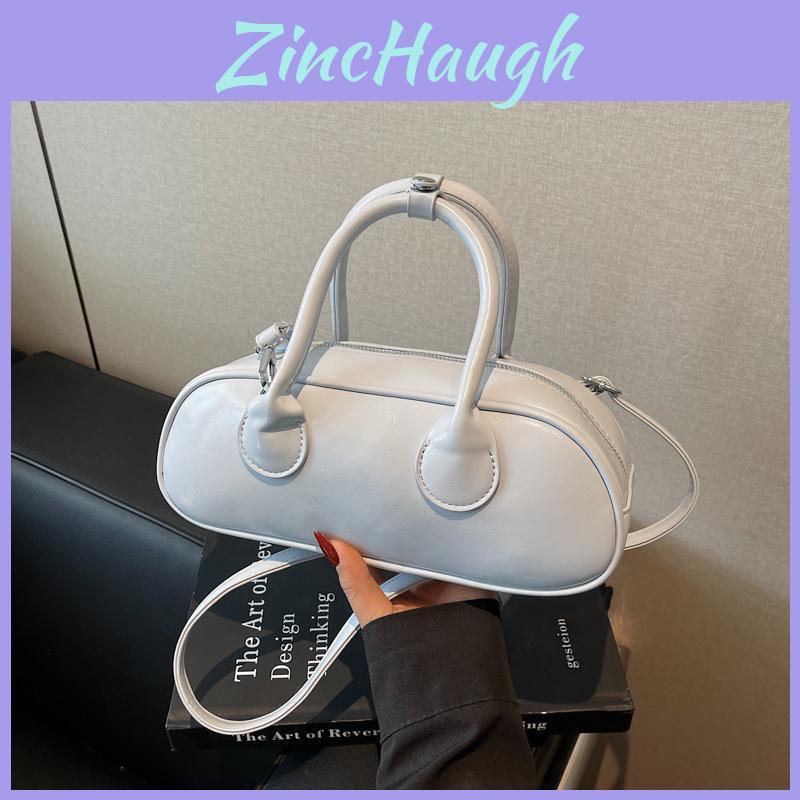 Minimalist Pu Handbag With Inner Zipper Pocket For Casual Outings