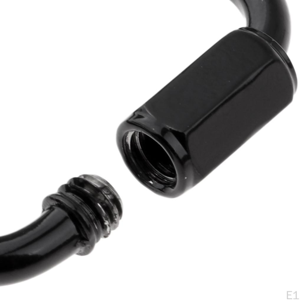 Fastener Hook Carabiner Keychain Camping Hiking