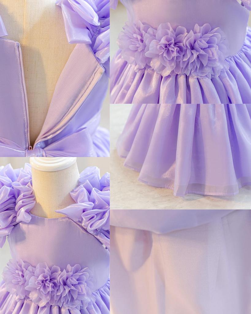 Toddler Fluffy Tulle Birthday & Wedding Princess Flower Girl Dress