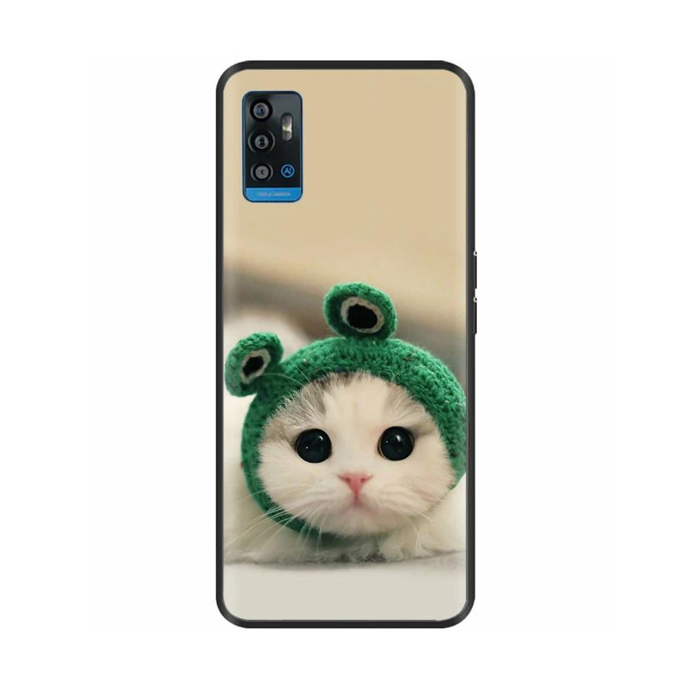 For ZTE Blade A51 Case BladeA71 Stylish Painted Silicone Soft Protector Back Cover For ZTE Blade A71 A7030 BladeA51 Phone Cases
