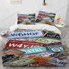 Historic Route 66,Mother Road 3D NEW Duvet Cover Pillowcase Bedding Set Adult Boy Girl Bedroom Decoration Single Double Large