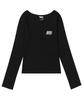 ANOTHER ARCHIVE Women'S Perfect Slim Logo Long Sleeve_Black