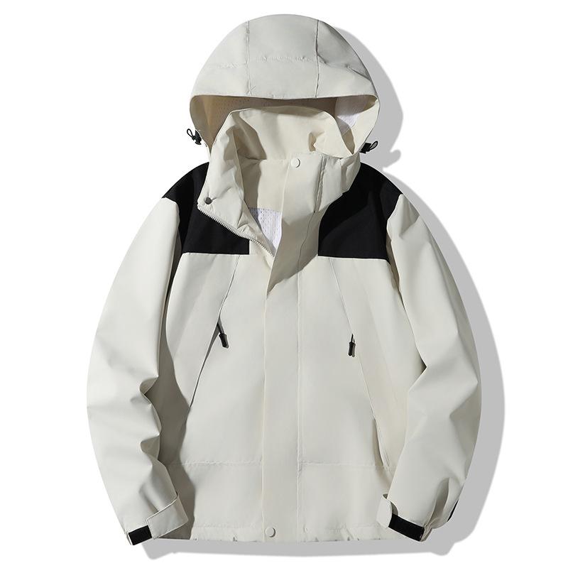 Outdoor Sports Fashion Jacket Spring and Autumn Men's and Women's Mountaineering Clothing Travel Hooded Jacket
