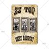Retro Famous Rock Band Tin Sign Singer Poster Metal Plaque Vintage Metal Plate For Coffee Bar Pub Man Cave Room Home Wall Decor