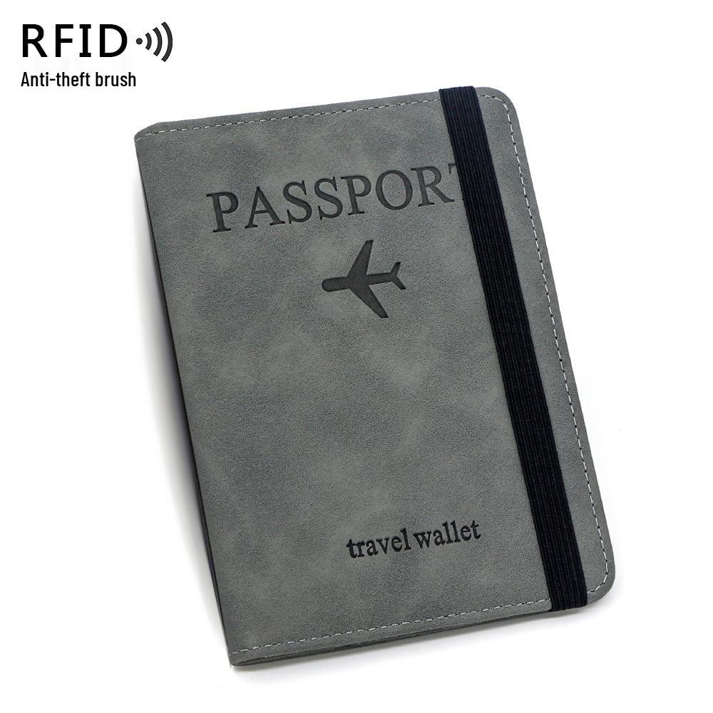 Multifunctional RFID Passport & ID Card Holder - Anti-Theft, Anti-Demagnetization Travel Wallet & Storage Sleeve