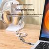 USB To 3.5mm Audio Interface Cable for Headphones & Microphone - CD-Quality Sound Card for Computers & Laptops