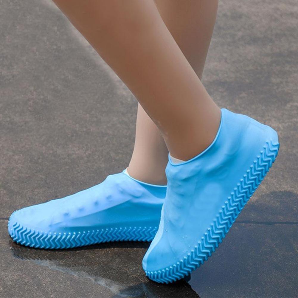 Vintage Gumáky Opakovaně použitelné Latexové Vodotěsné Návleky na boty do deště Protiskluzové Silikonové Návleky Unisex Doplňky k obuvi