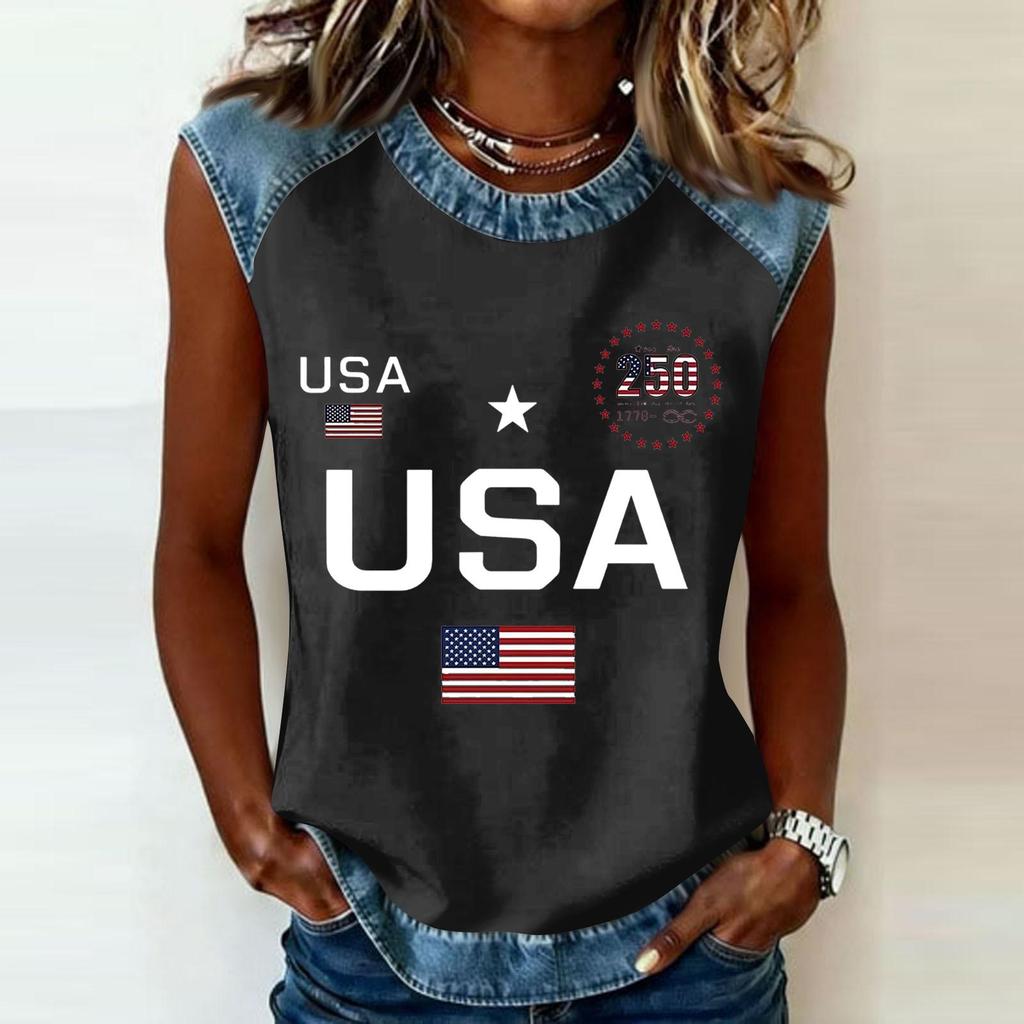 Camiseta informal de manga larga para mujer con cuello redondo y estampado