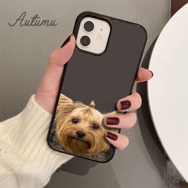 yorkshire terrier dog puppy Phone Case for iPhone 11 12 13 14 Pro Max mini X XR XS SE 2020 6S 7 8 Plus Samsung S21 S22 shell