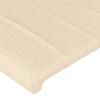 Tête de lit - Maison Exclusive - Crème - Hauteur réglable - 144 x 5 x 118/128 cm