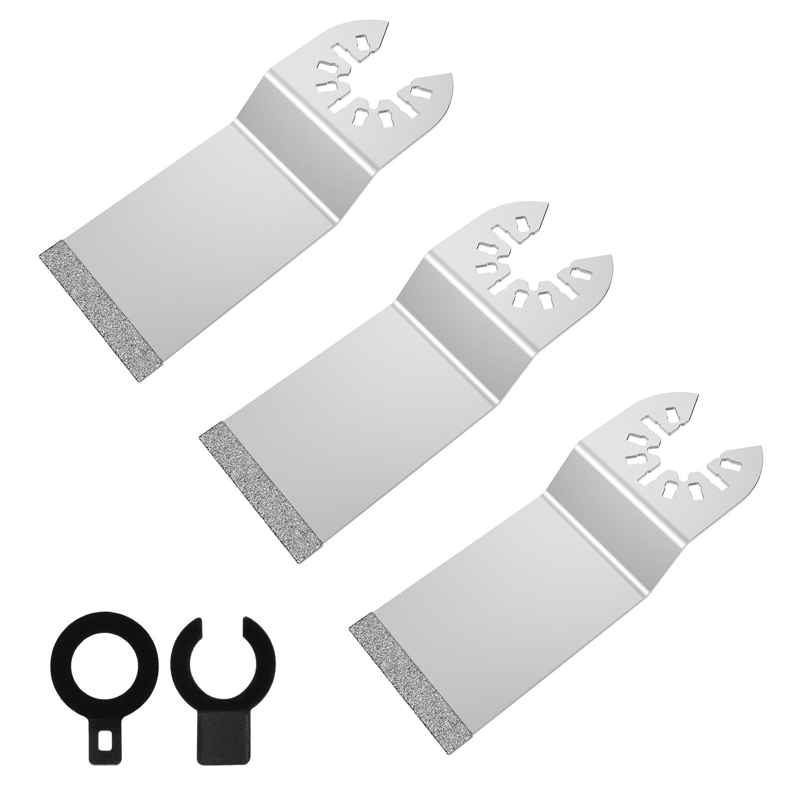 

3/25Pcs Diamond Oscillating Saw Blades Multi Tool Saw Blades for Rough Sanding Fillers Tile Ceramics Electric Accessories Blade