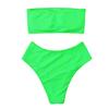 Women's Sexy Color Bralette Tops Bikini Set Two-Piece Swimsuit
