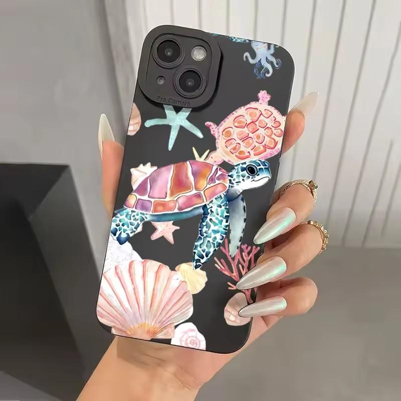 

Colorful Painted Soft Silicone Phone Case For Samsung Galaxy S25 S24 Ultra S23 FE S22 Plus S21 S20 A15 A35 A54 A55 Cover Samsung A35 5G