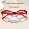 Trendy HD Reading Glasses for Seniors, European & American Style, Unique Butterfly Frame