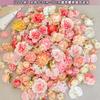 Artificial Small Flowers DIY Kit Mixed Colors 3cm 10cm Random Assortment for Hair Accessories Dress Decor