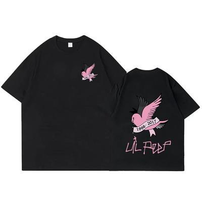 2026 Rapper Lil Peep Herren T-Shirt Sommer CryBaby Album Muster T-Shirt Damen Y2K HipHop Kurzarm T-Shirt