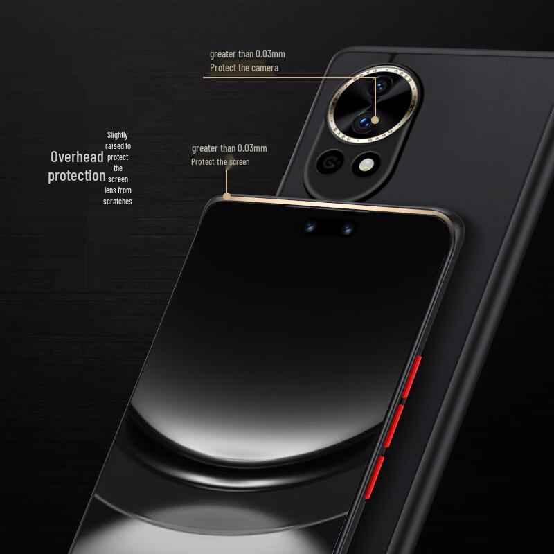 Huawei Frosted Anti-Fingerprint TPU Phone Case