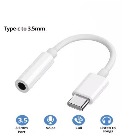 USB Type C To 3.5 Jack Earphone Adapter USB-C 3 5mm Audio Cable Converter For 15 15 Pro MAX Samsung Galaxy Huawei