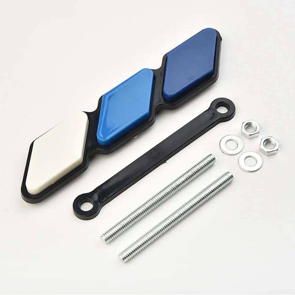 1 шт. Трехцветные наклейки на автомобиль, подходящие для Toyota, Tacoma, 4Runner, Tundra, трехцветные аксессуары для значков на решетку радиатора