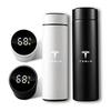 Autoaufkleber Tesla 500ml Edelstahl Intelligente Thermosflasche Temperaturanzeige Thermobecher Geschäftsgeschenk Für Tesla Model Y Mod