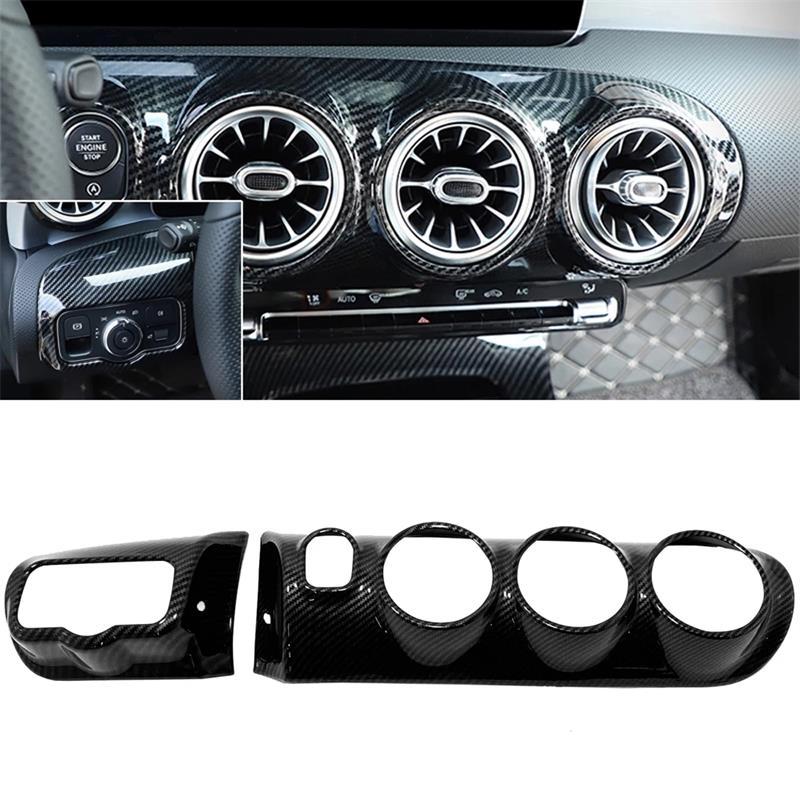 Front Interior Center Console Air Vent Cover Outlet Frame Trim For Mercedes Benz A Class W177 V177 CLA C118 W118