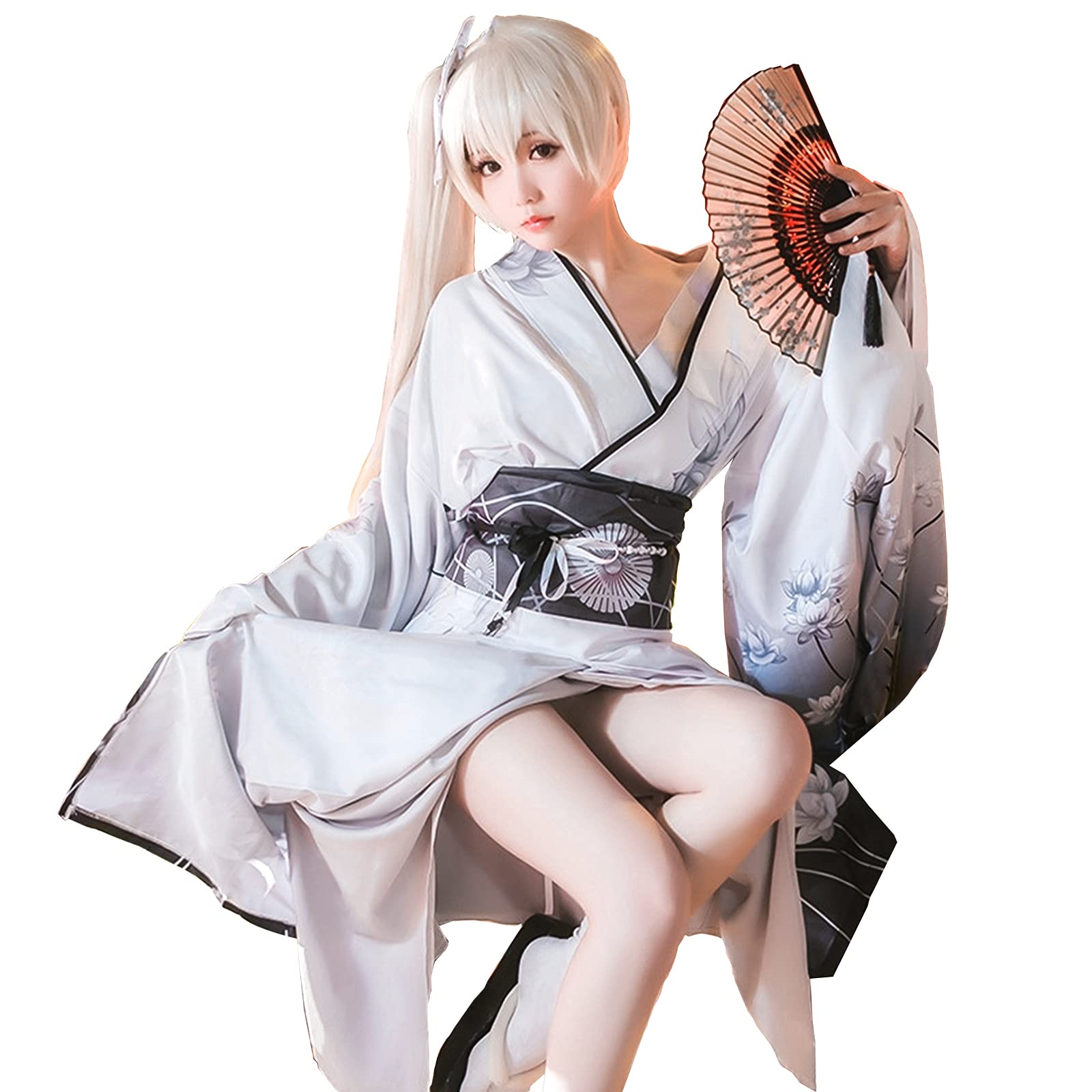 

[Essri] Yosuga no Sora Kasugano Sora Japanese Costume Cosplay Costume, Sexy Kimono, Yukata, Night Dress, Halloween Event Costume