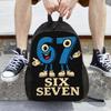 67 Six Seven 6-7 Funny Italian Brainrot Children Backpack for Girls Boys Kids Backpacks Cute Preschool Child School Bags