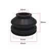 2Pcs Dust Boot Covers Track Rod End And Ball Joint Boots With Tongue Groove Fastening Suspension Component Ball Head Replacement
