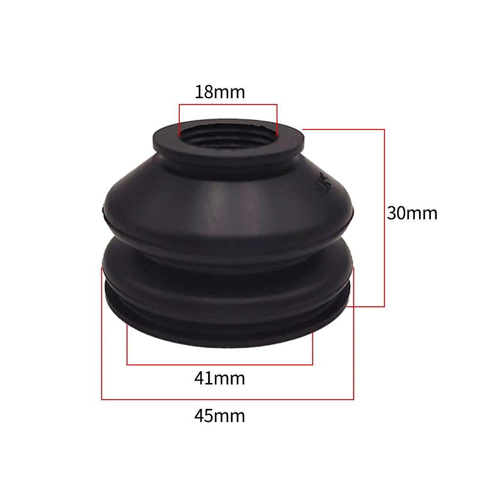 2Pcs Dust Boot Covers Track Rod End And Ball Joint Boots With Tongue Groove Fastening Suspension Component Ball Head Replacement