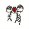 SKEDS Women Girls Elegnat High-end Flower Pearl Crystal Brooch Pin Fashion Exquisite Party Banquet Badges Corsages For Lady