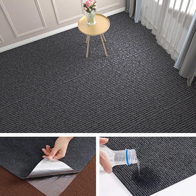 10Pcs Self Adhesive Carpet Floor Mat Anti-Slip Floor Sticker Living Room Carpet Anti-Slip Self Adhesive Floor Sticker Staircase