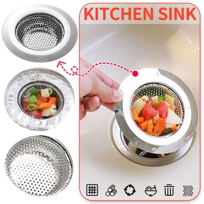 Mutfak Lavabo Filtresi, Paslanmaz Çelik Lavabo, Çoğu Lavabo İçin Yiyecek Toplayıcı, Mutfak Lavabo Sepeti Filtresi