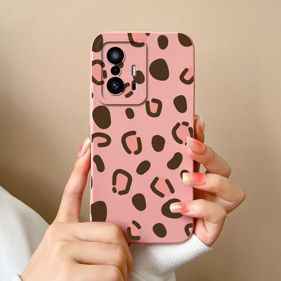 Case For Xiaomi 11T Pro Cover Fashion Design Sweet Girls Matte Liquid Silicone Screen Protector Shell For Xiaomi 11T 11 T Fundas