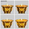 Simulated Candlestick Alloy Buddhist Temple Offerings Buddhist Artifacts Living Room Decoration Plug in 110V~220V
