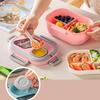 Convenient Insulated Lunch Box, European Oval Sealed Fresh-keeping Lunch Box, Double-layer Household Adult Bento Box