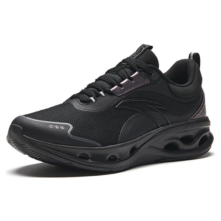 Anta Energy Ring - Three Defense Comfortable Versatile Wear-Resistant Low-Top Running Shoes Men Sneaker Black 912345575-2