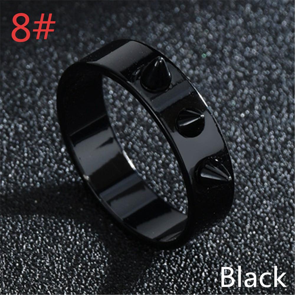 Schmuck Hip Hop Biker Rock Nieten Punk Ringe Herrenringe Edelstahl