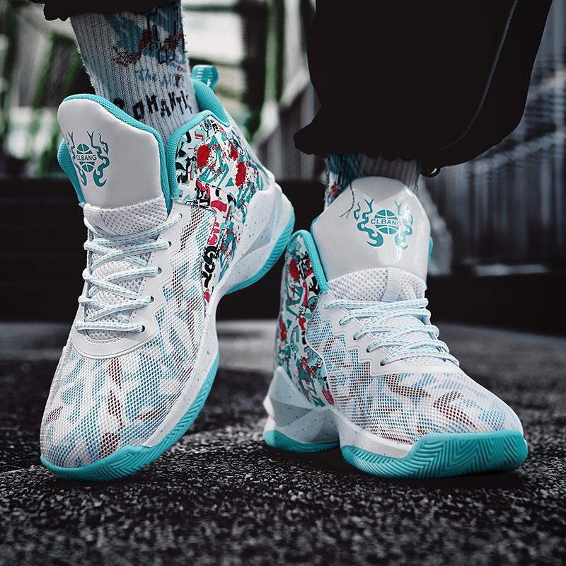 Basketball Shoes Professional Men Athletic Cushioned Training Sports Shoes High-Quality Sneaker Unisex Wearable Basketball Boots