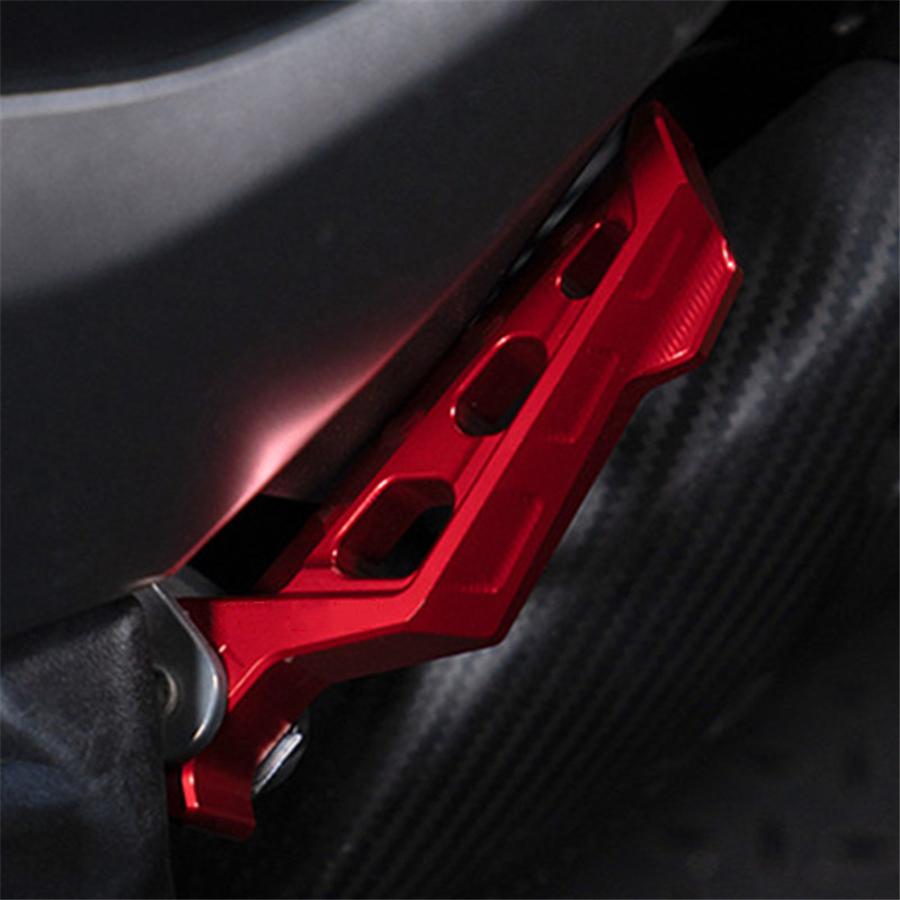 1Pair Red CNC Motorcycle Rear Rotary Pedal For Yamaha NMAX155 AEROX155 TMAX530